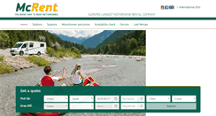 Desktop Screenshot of mcrent.eu